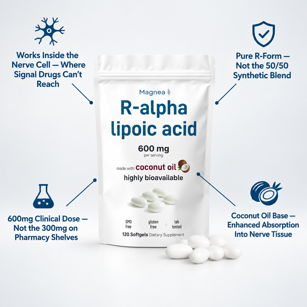 Pure R-Alpha Lipoic Acid - 600mg